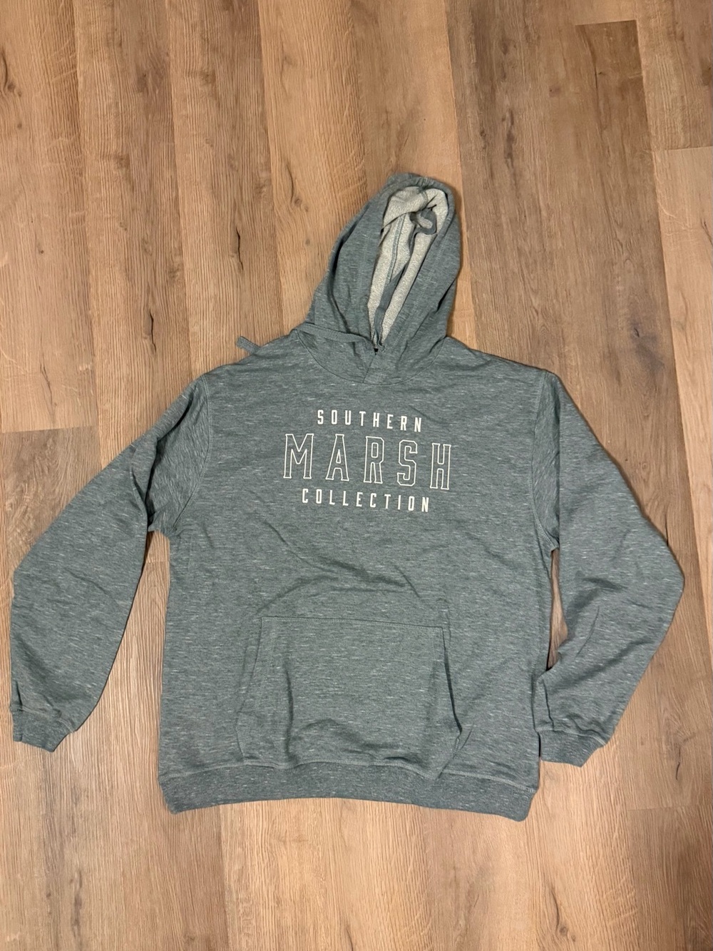 Southern Marsh Collection Gray Pullover Hoodie Size Large